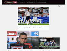 Tablet Screenshot of footballhd.com